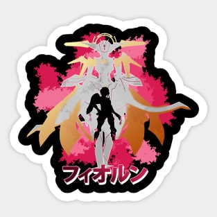 Flowers and blades Sticker